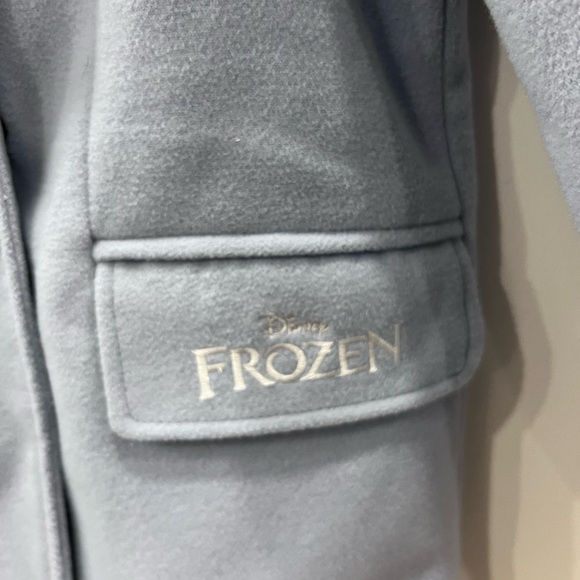 Disney Frozen Blue Kids Dress Coat - Picture 2 of 10